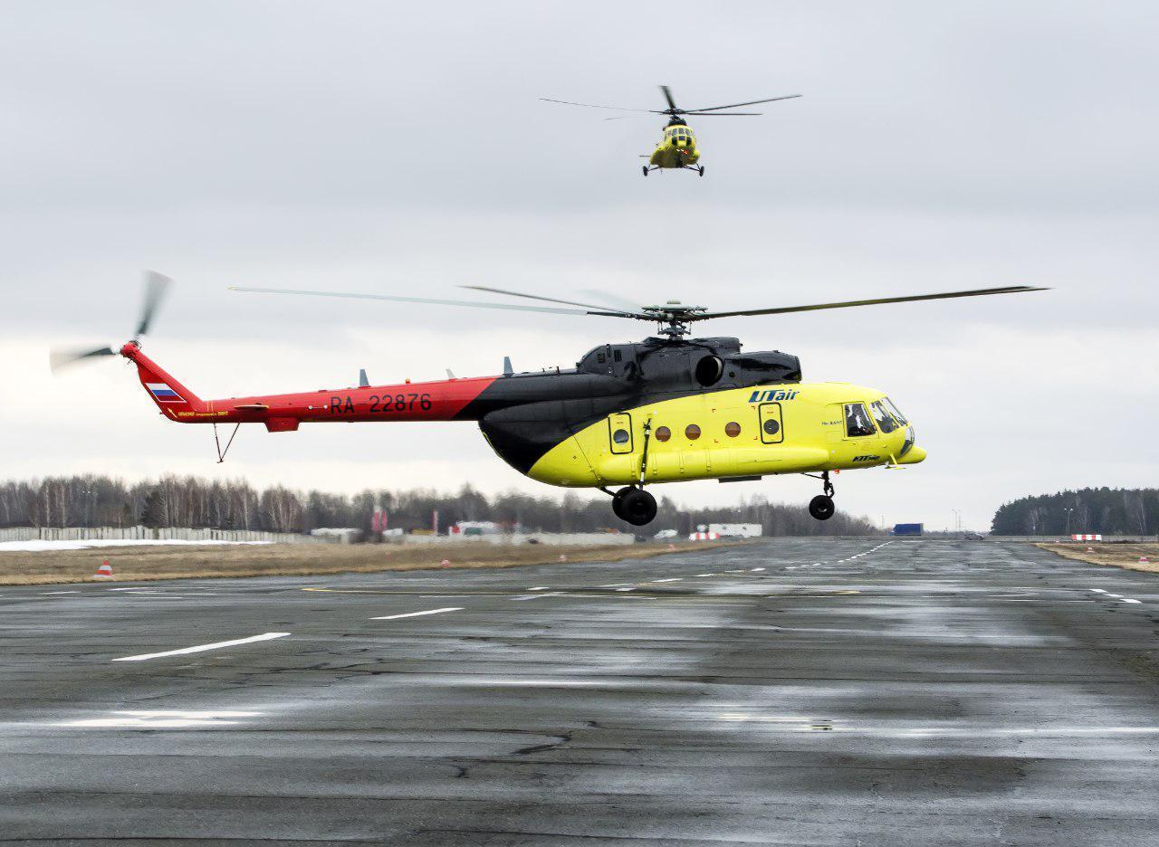 Ростех поставит 50 вертолетов Ми-8АМТ авиакомпании «ЮТэйр»