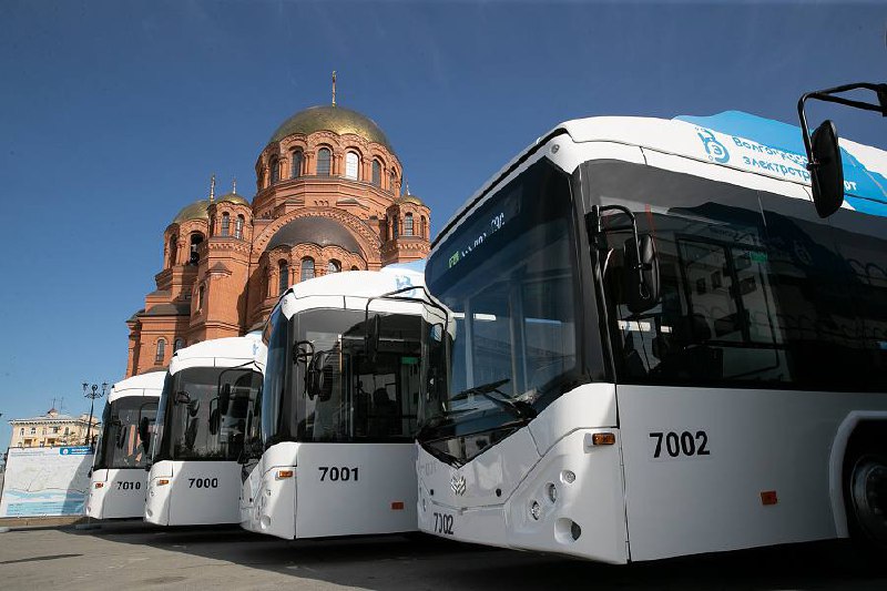 В Волгограде на маршруты вышли новые троллейбусы
