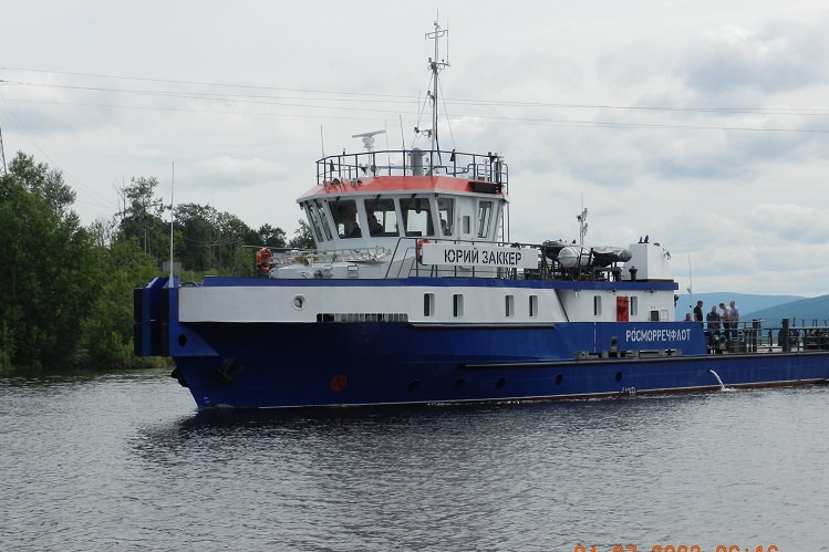 В Иркутской области сдано шестое обстановочное судно проекта 3052 серии для бассейновых администраций РФ