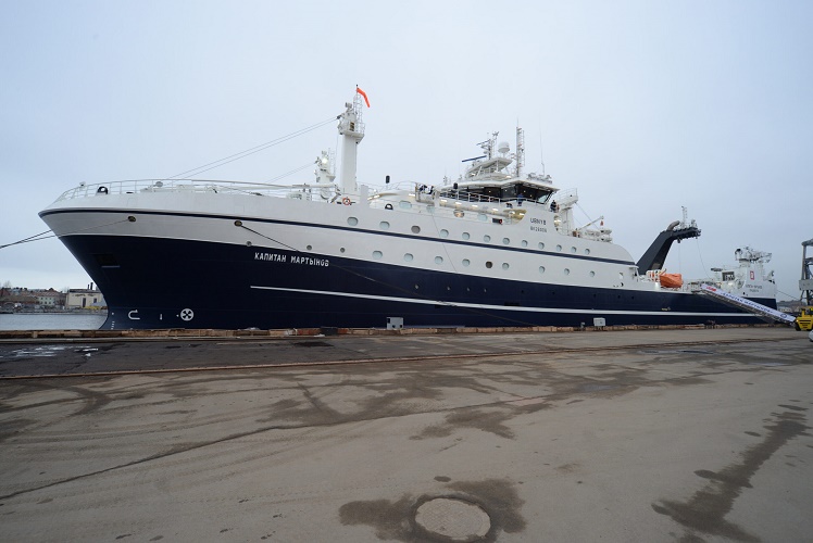 Российский рыбопромысловый флот пополнился новым судном: