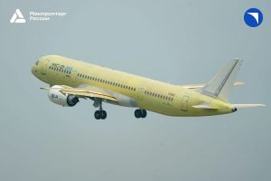 Первый серийный МС-21 выполнил первый полет